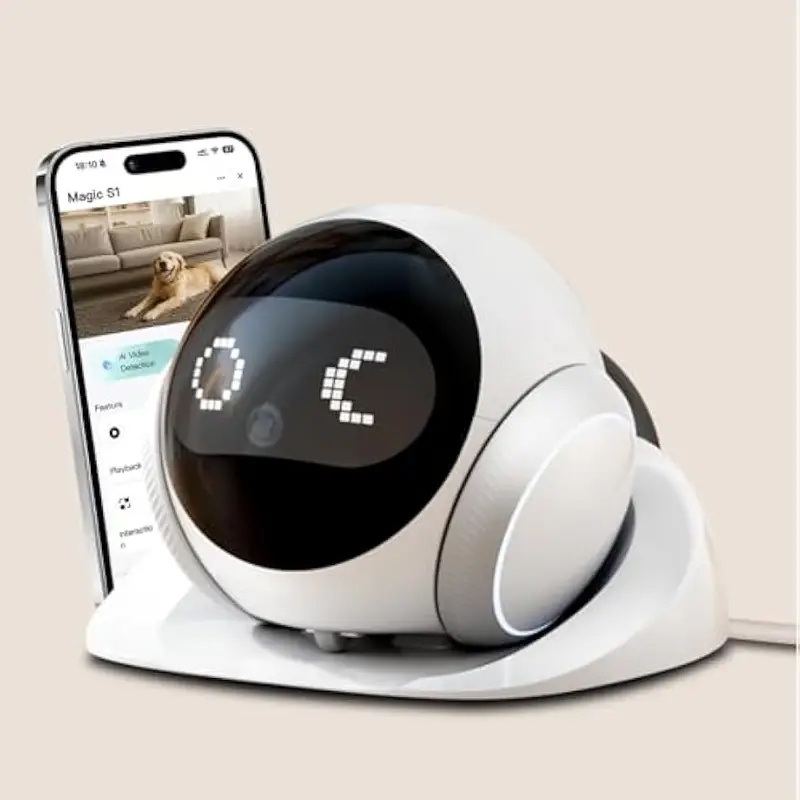 Smart Home App - Movable Indoor Pet Robot Camera with