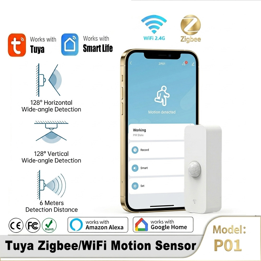 Smart Home Assistant - Smart PIR Motion Sensor WiFi Zigbee