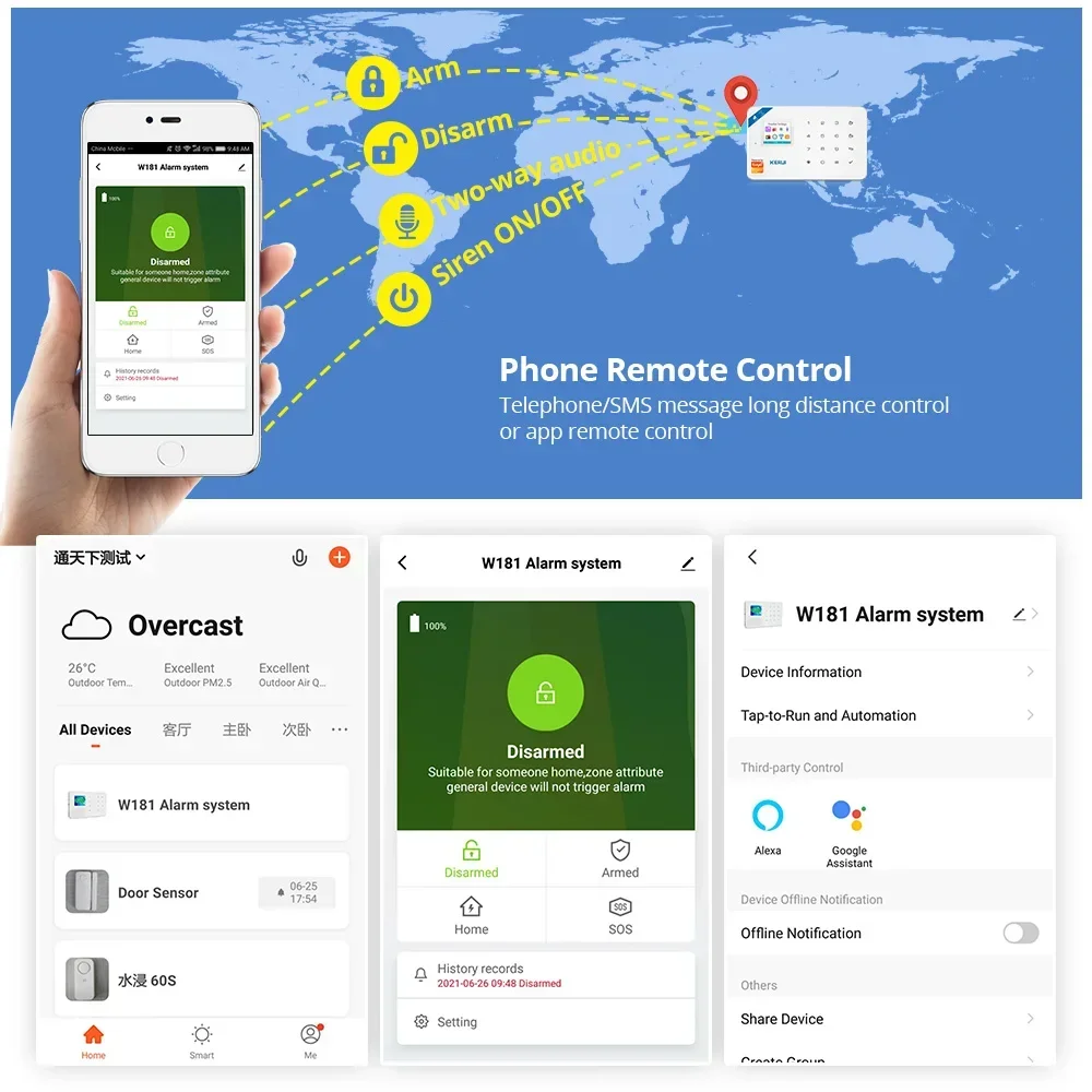 KERUI W181 Tuya Smart APP Home - đánh giá và giá Smart Home Outdoor Camera