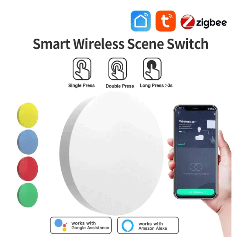Tuya ZigBee Smart Wireless But - đánh giá và giá Smart Home Assistant