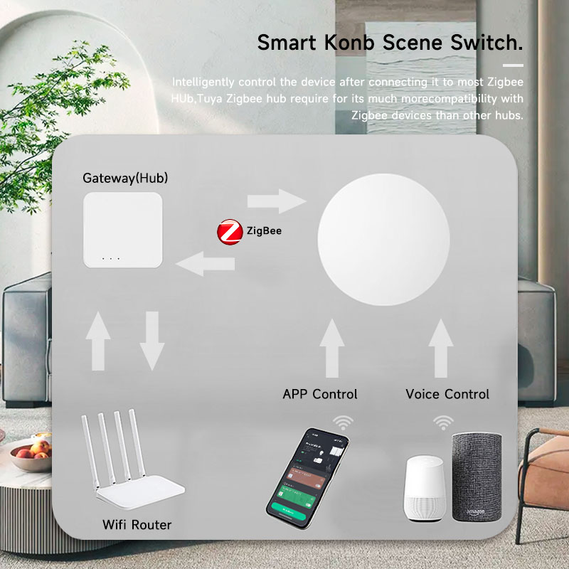 Tuya ZigBee Smart Wireless But - đánh giá và giá Smart Home Assistant