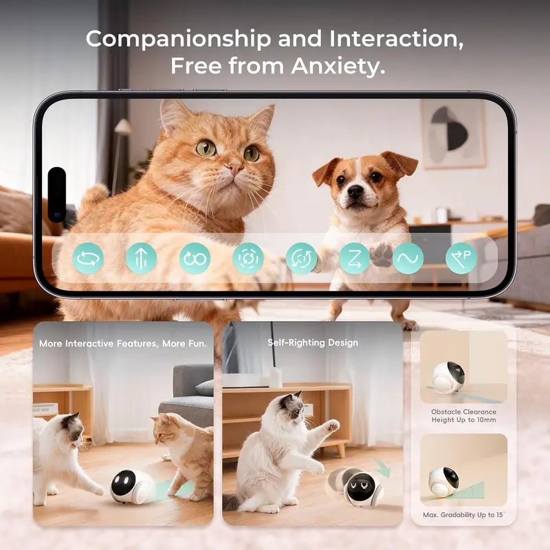 Movable Indoor Pet Robot Camer - đánh giá và giá Smart Home App