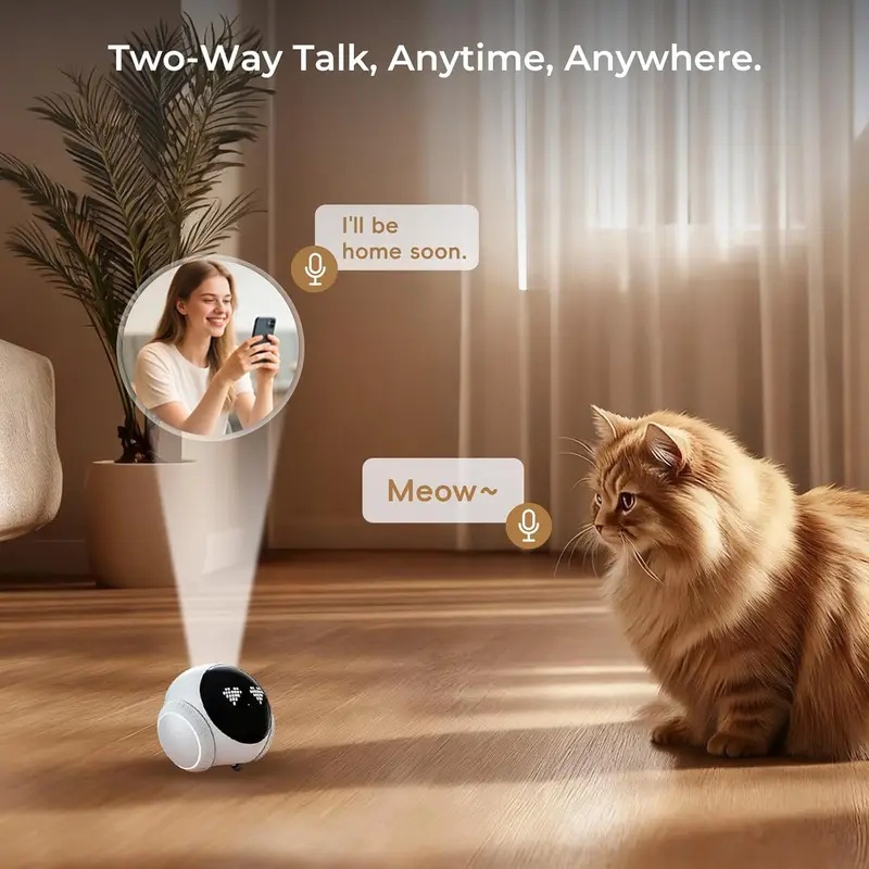 Movable Indoor Pet Robot Camer - đánh giá và giá Smart Home App