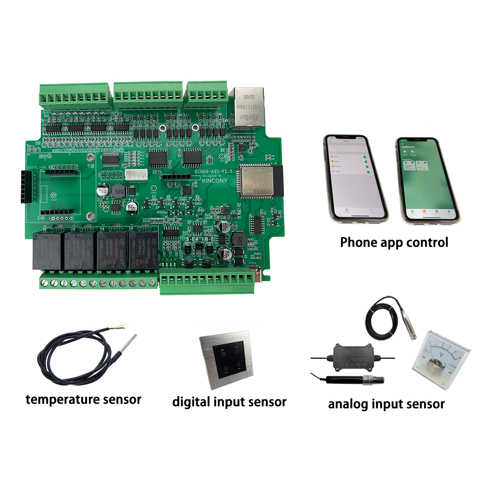 KC868-A4S ESP32 ESPhome Tasmot - đánh giá và giá Smart Home Mqtt