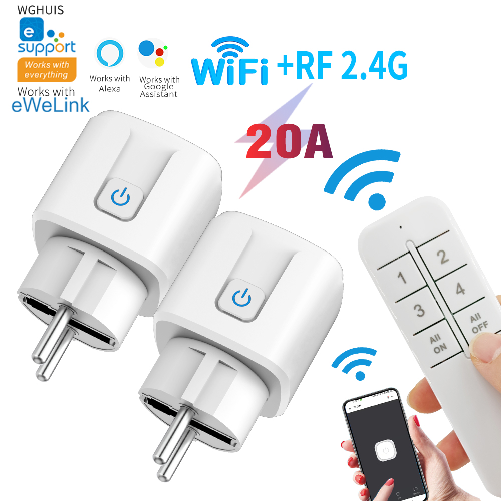 EWeLink 20A WiFi Smart Socket  - đánh giá và giá Smart Home Bridge