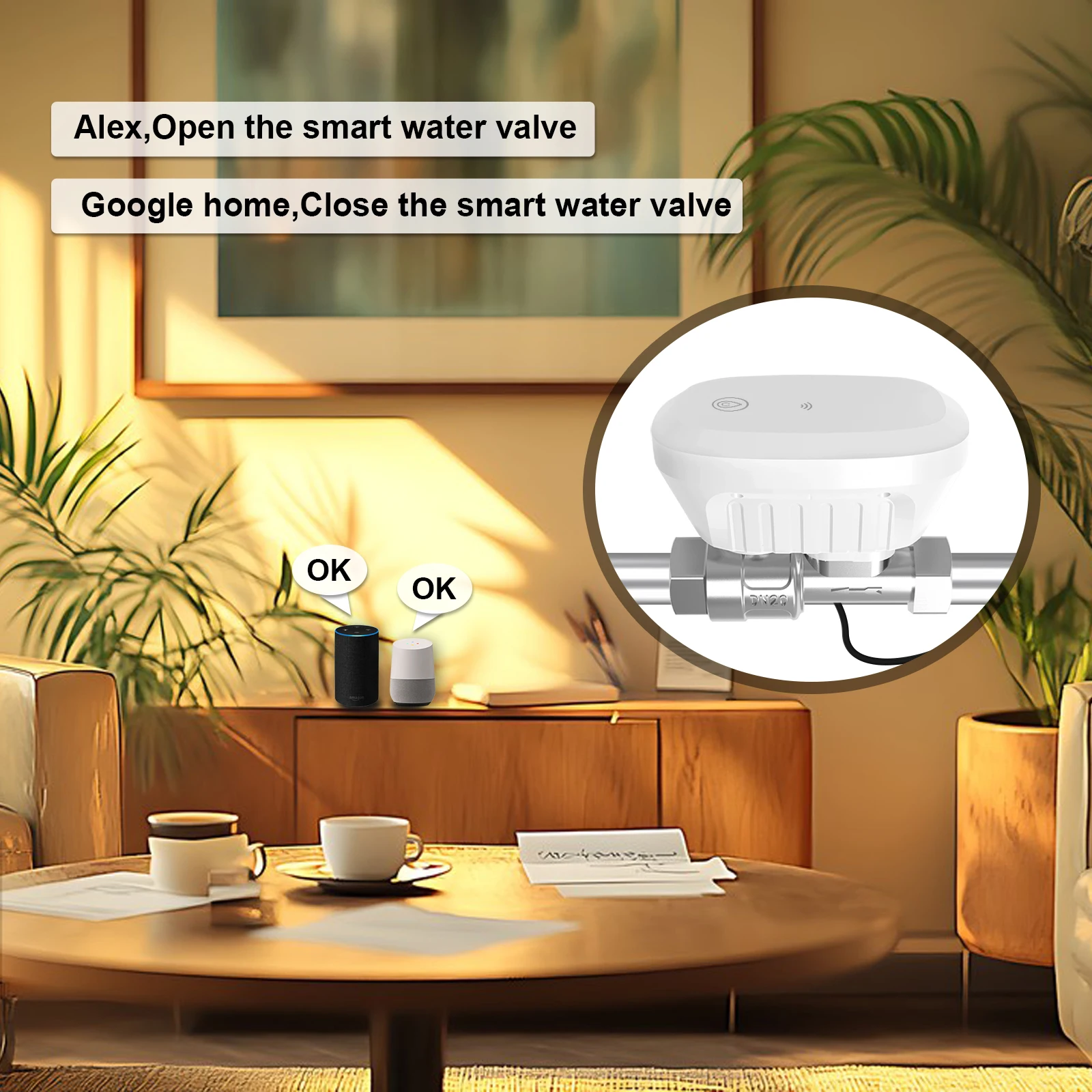 Water Valve WiFi Smart Control - đánh giá và giá Smart Home Assistant