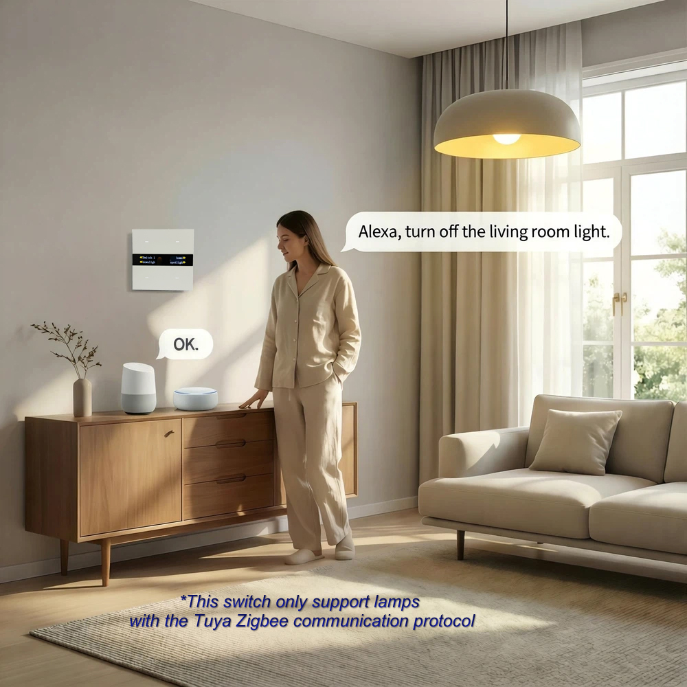 M8 Pro Zigbee Smart Switch Pan - đánh giá và giá Tuya Smart Switch