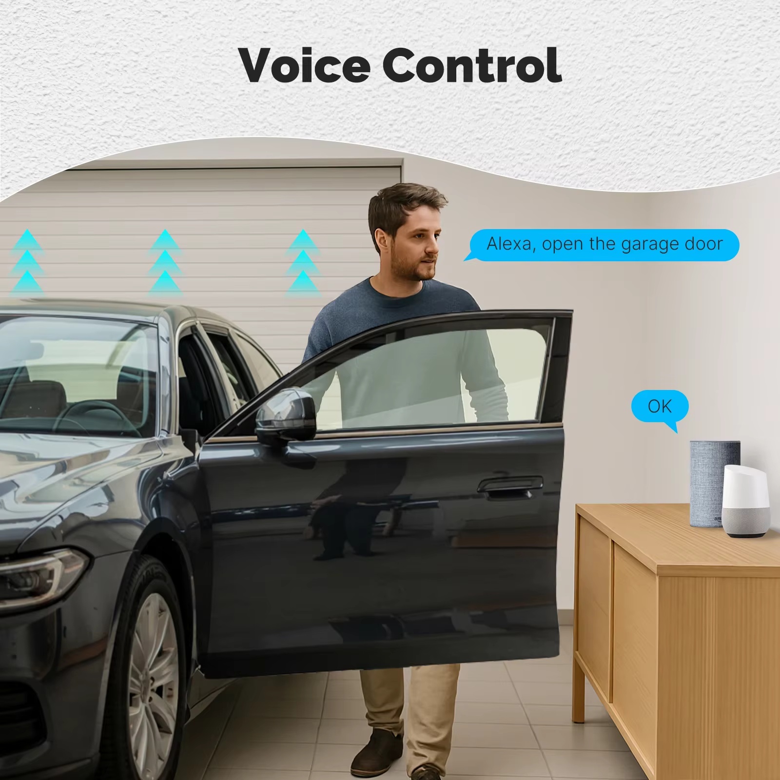 MOES Zigbee Garage Door Contro - đánh giá và giá Smart Home Assistant
