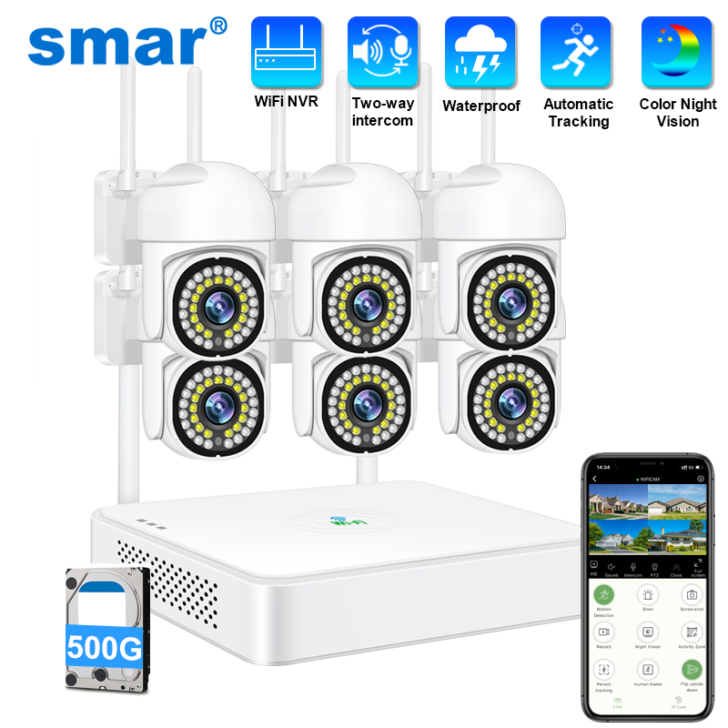 Smar 3MP Wireless CCTV Securit - đánh giá và giá Smart Home Outdoor Camera